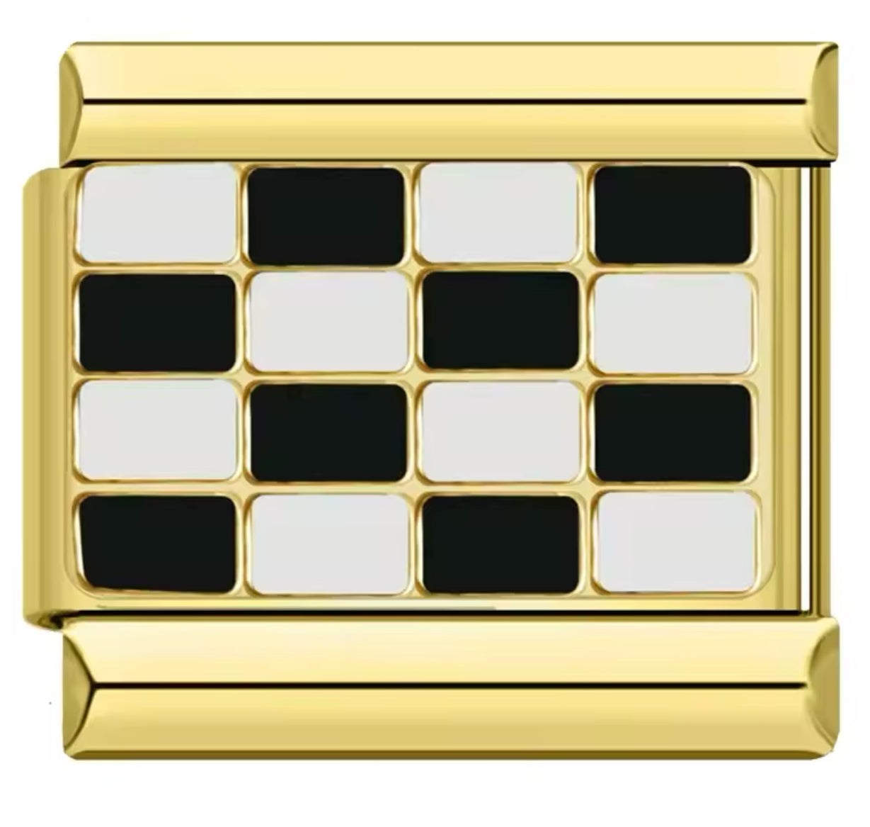 Charm Dorado Bandera Carreras