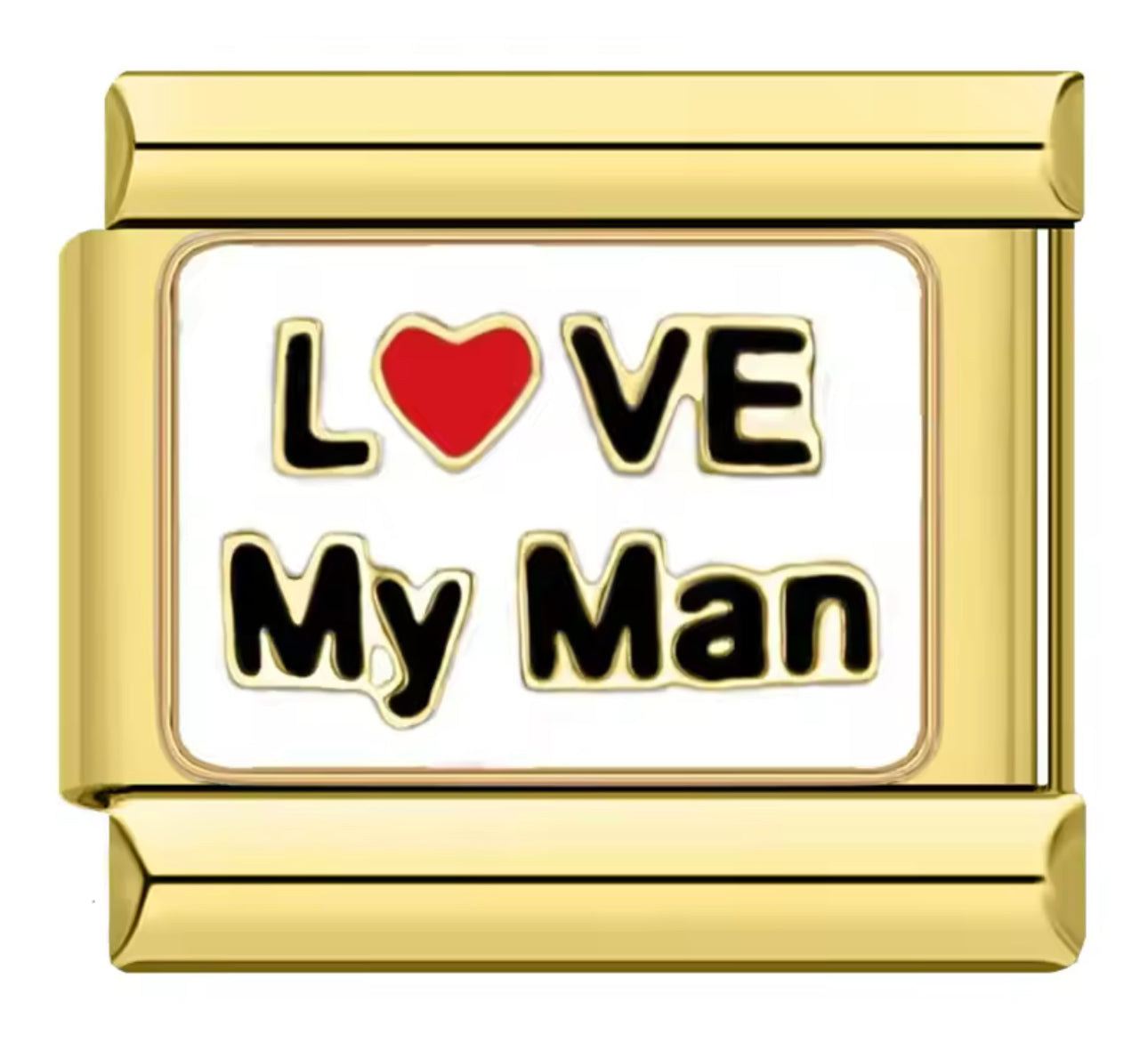 Charm Dorado I love my man