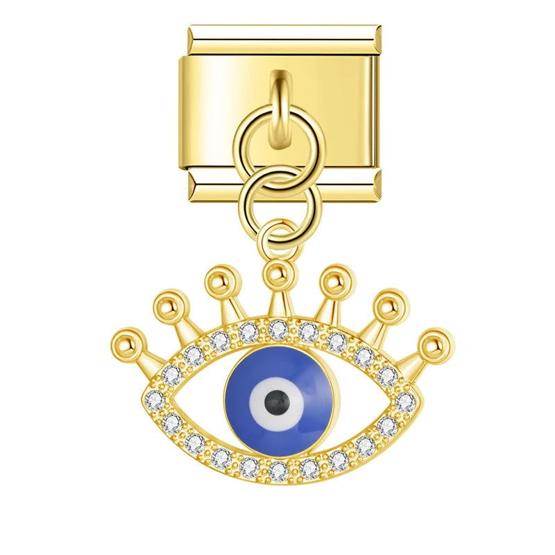Charm Colgante Ojo Dorado