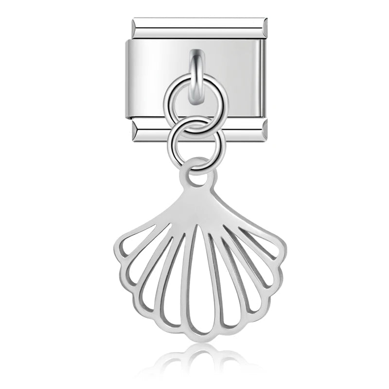 Charm Almeja Colgante