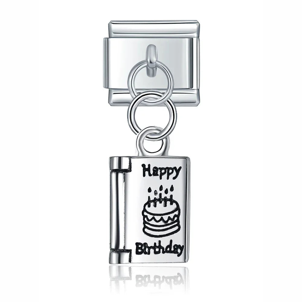 Charm Happy Birthday Colgante