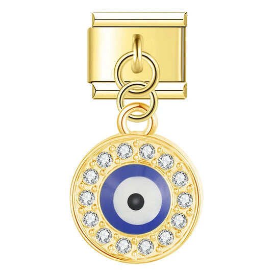 Charm Colgante Ojo Dorado