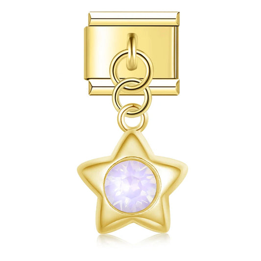 Charm Estrella Colgante Dorada