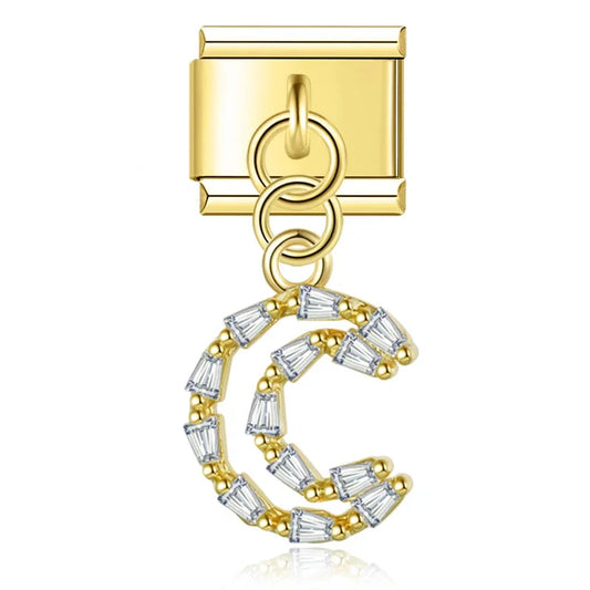 Charm Luna Colgante Dorado