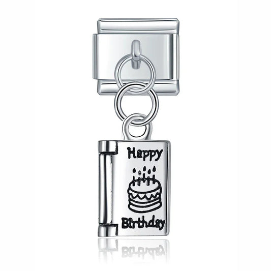 Charm Happy Birthday Colgante